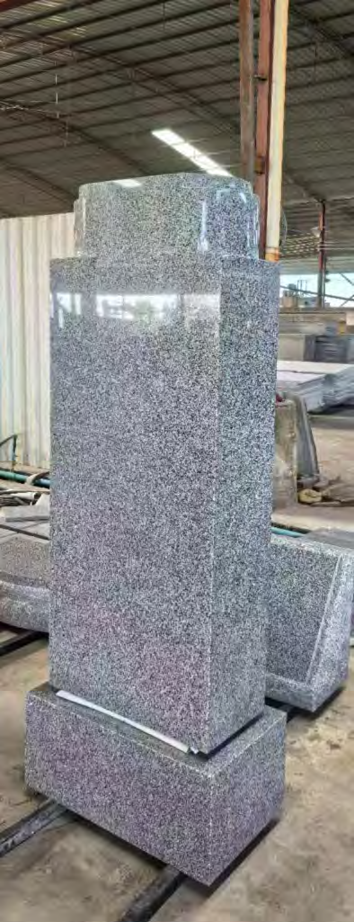 YESTONE Cambodian Grey Granite monument Cross Cambodia