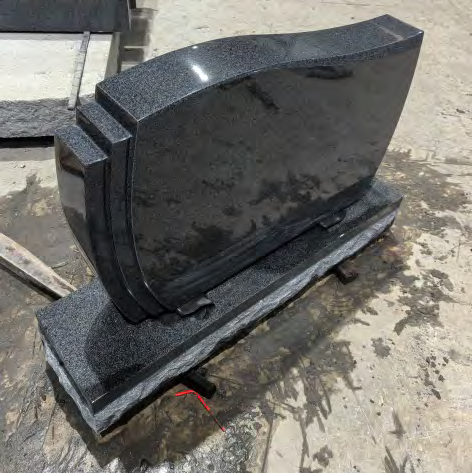 YESTONE Cambodian Grey Granite monument Ornament Cambodia