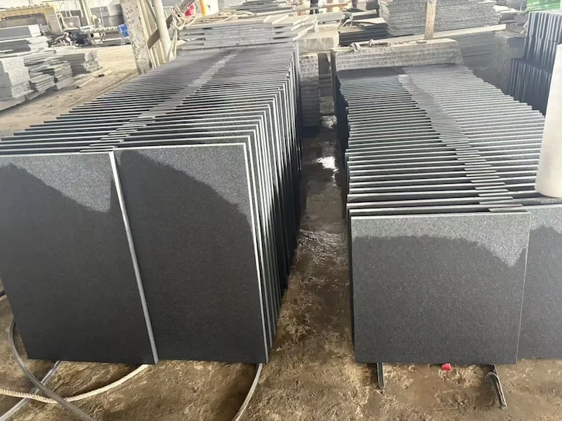 Cambodia Black Flamed Pavers