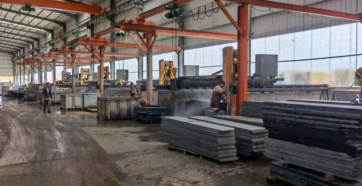 YESTONE Cambodia granite factory — 精加工车间